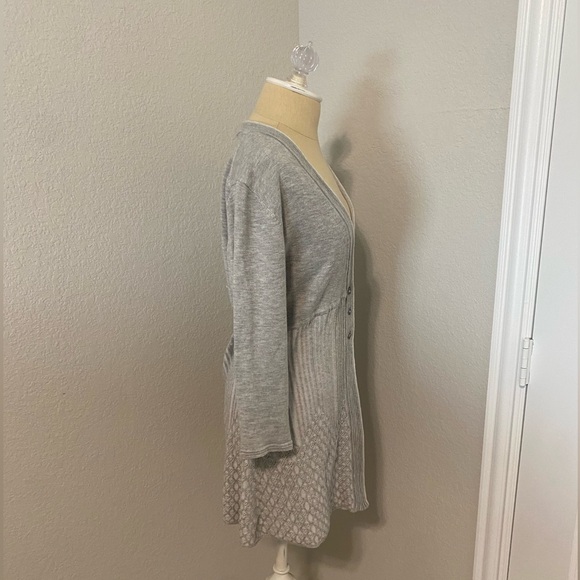 Rosie Neira Grey 3/4 sleeve cardigan - Picture 2 of 9
